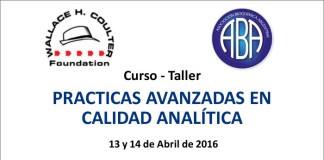 Curso-Taller Prácticas Avanzadas en Calidad Analítica: Argentina, Abril 2016
