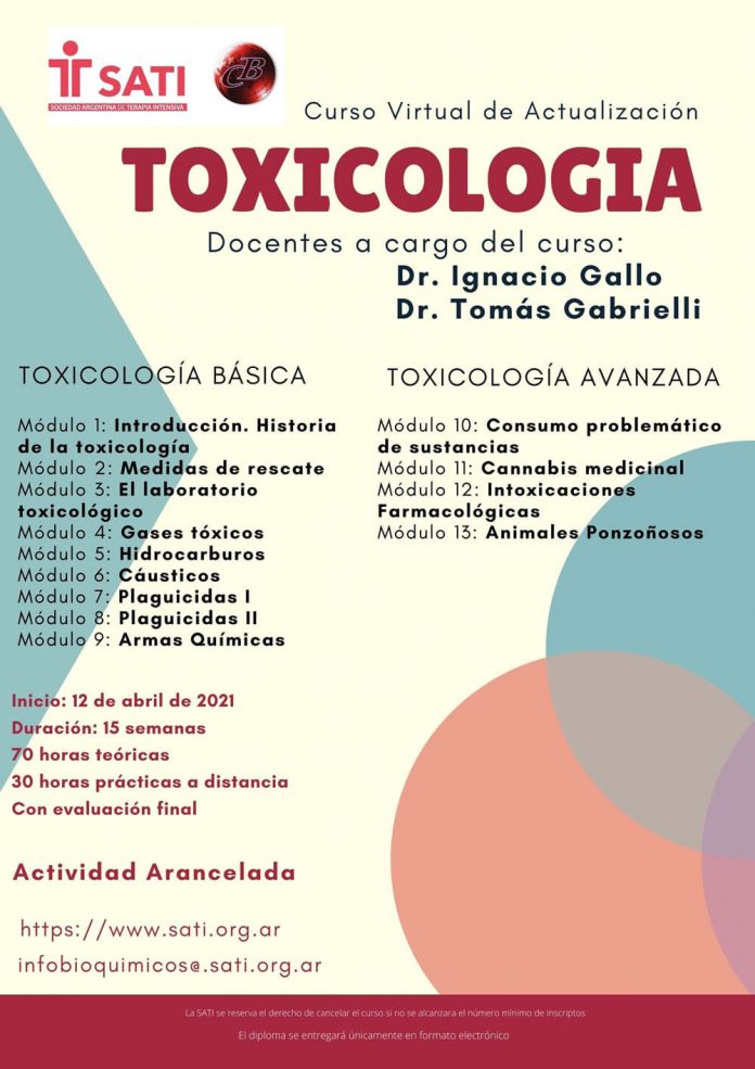 Curso Virtual De Actualización En Toxicología